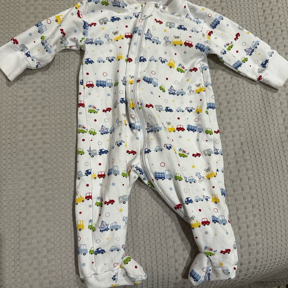 Kissy Kissy Car and Truck Footies One Piece